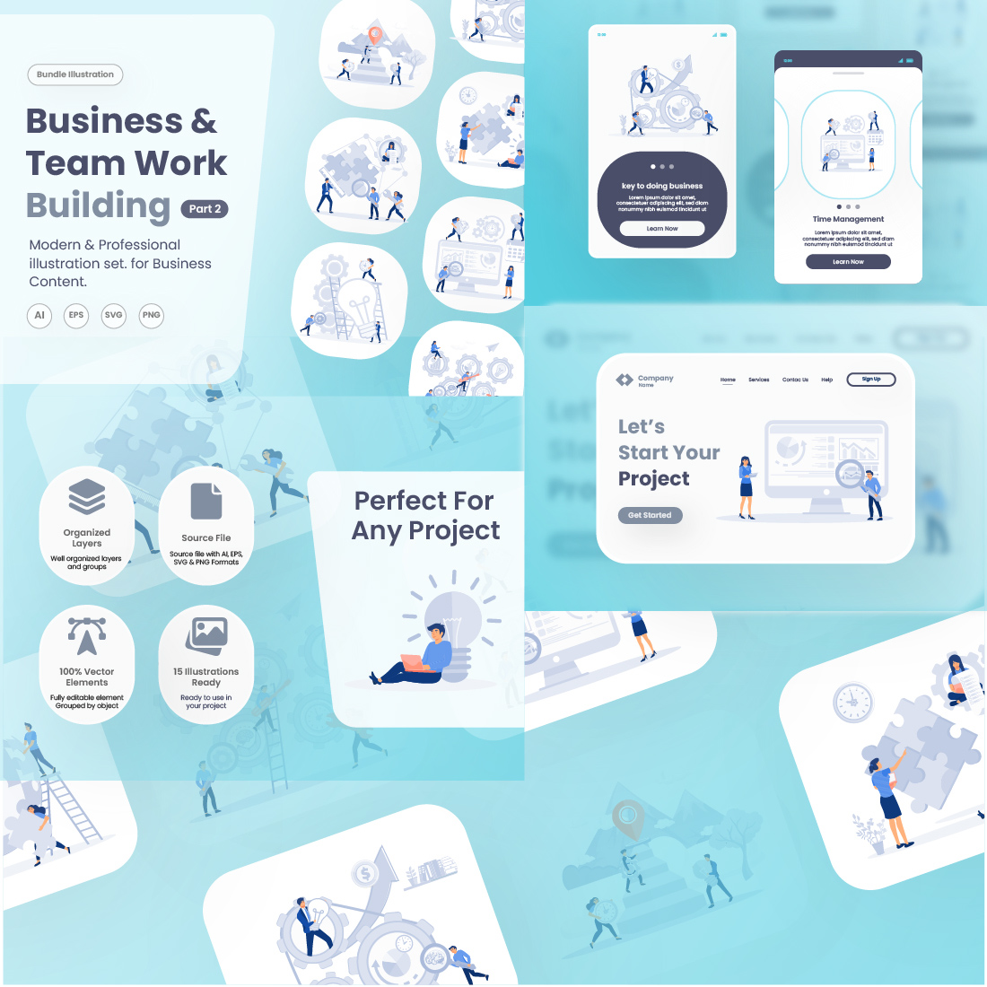 Business & Team Work Building preview image.