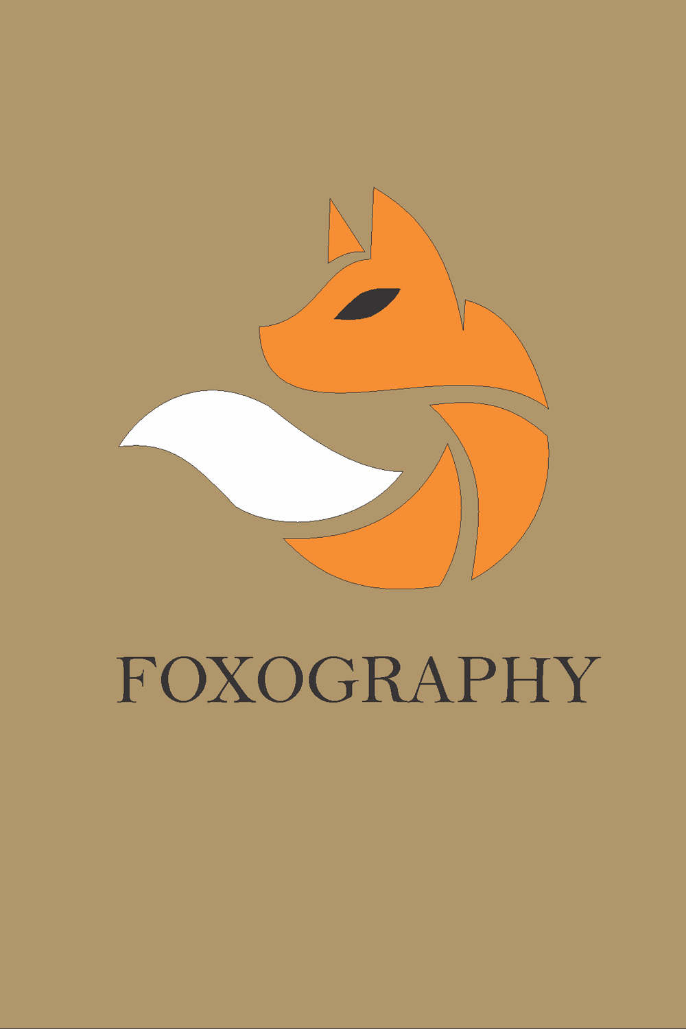 Creative Fox Logo Design pinterest preview image.