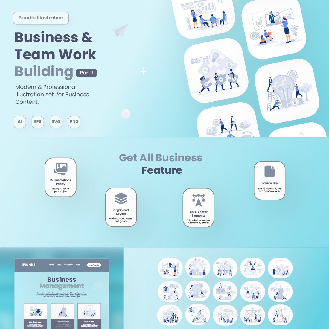 Business & Teamwork Building preview image.