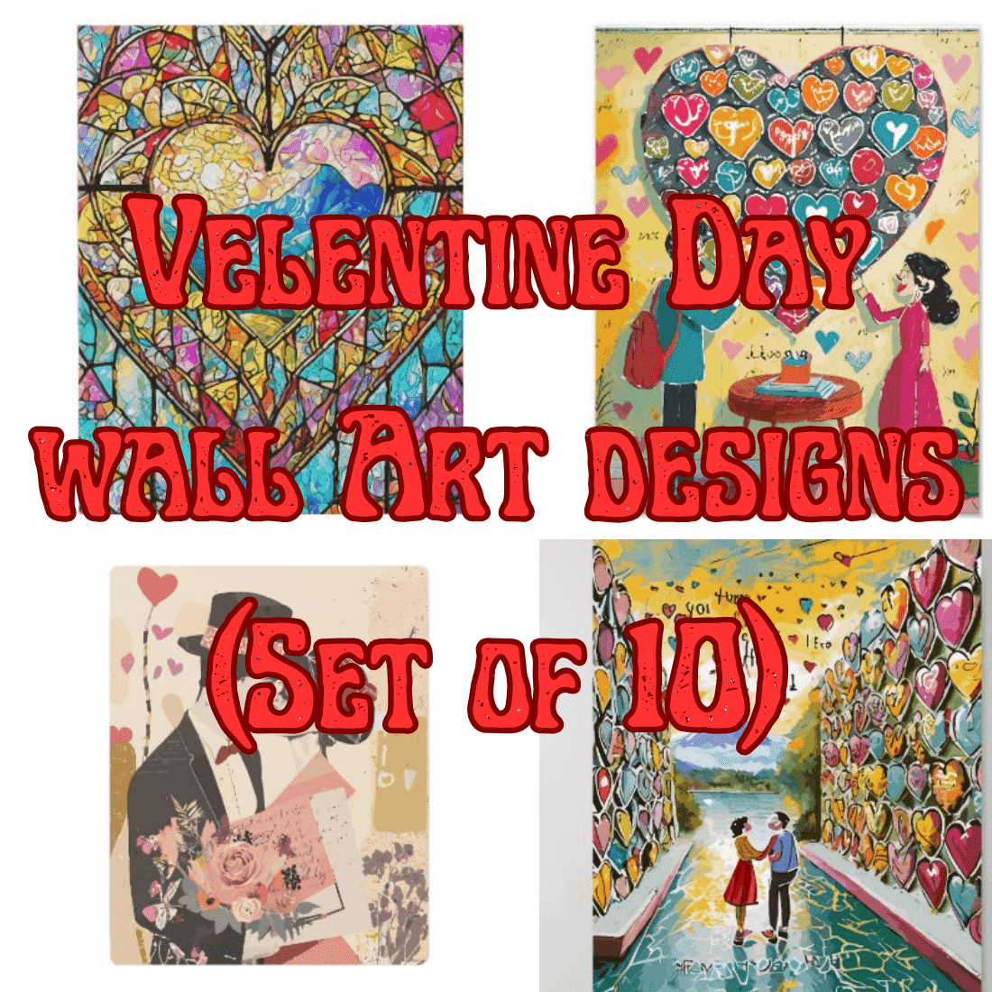 Eternal Love Gallery: Captivating Valentine's Day Wall Art Designs preview image.