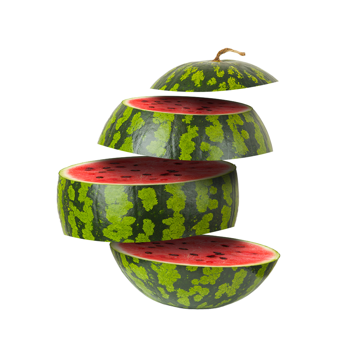 Editable Watermelon sliced psd File - only 6$ preview image.
