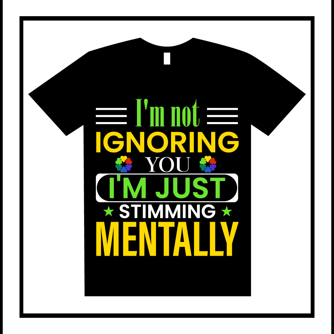 6 Print Ready World-Autism-Day- T-Shirt Designs Bundle preview image.