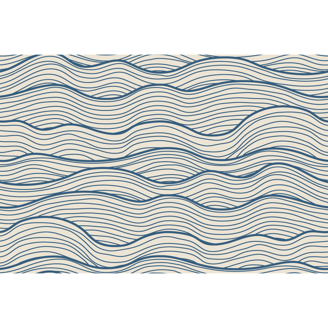 Minimalist Waves Seamless Patterns cover image.
