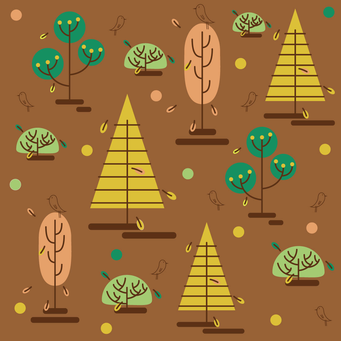 Hello Autumn Seamless Patterns preview image.