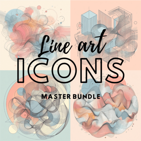 line art icons cover image.