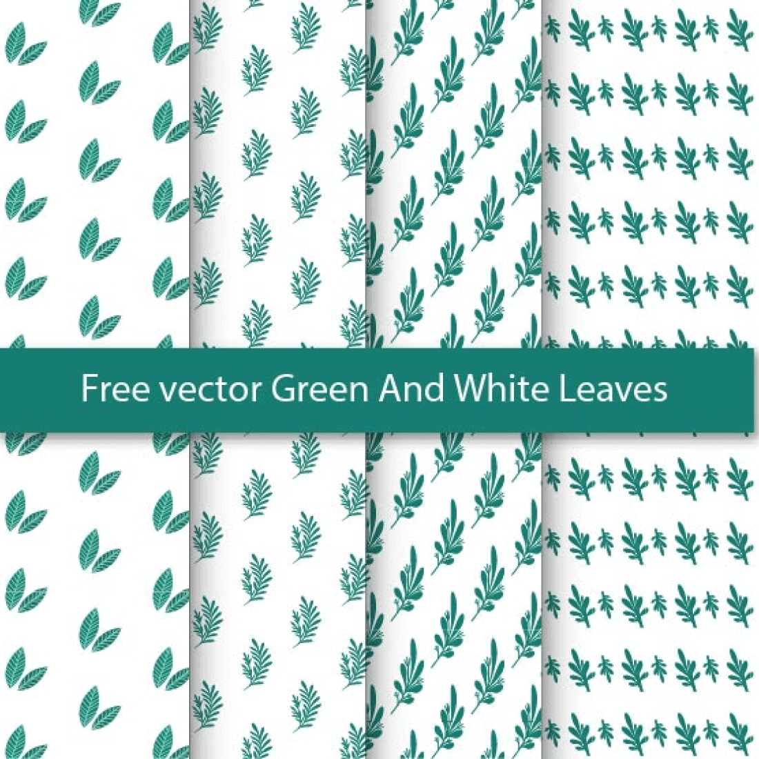 Spring Leaf Seamless Background Pattern preview image.