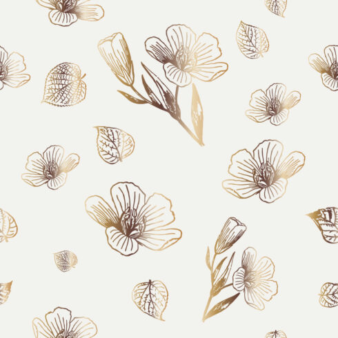 Golden Flower Patterns Collection cover image.