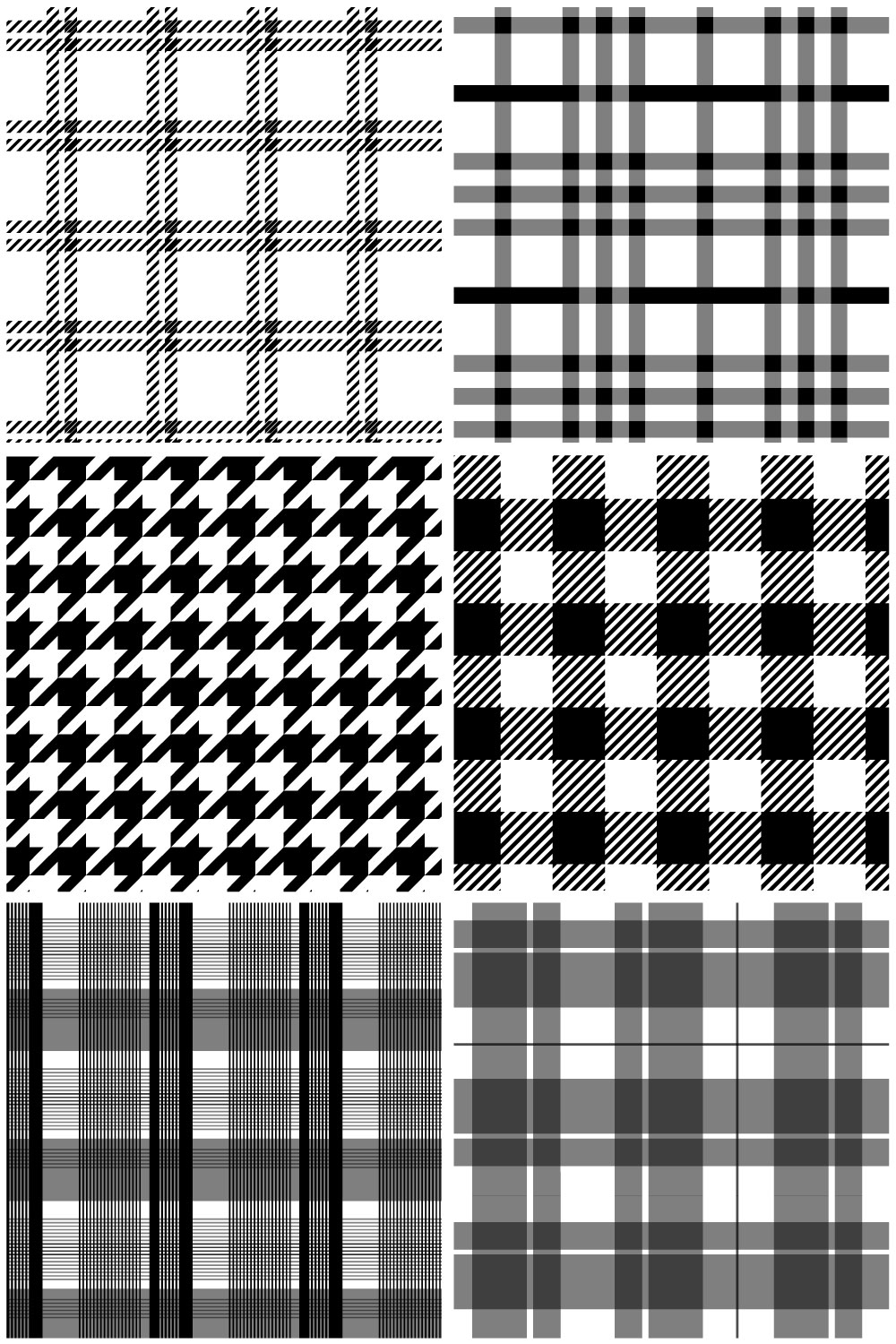 Plaid Seamless Patterns pinterest preview image.