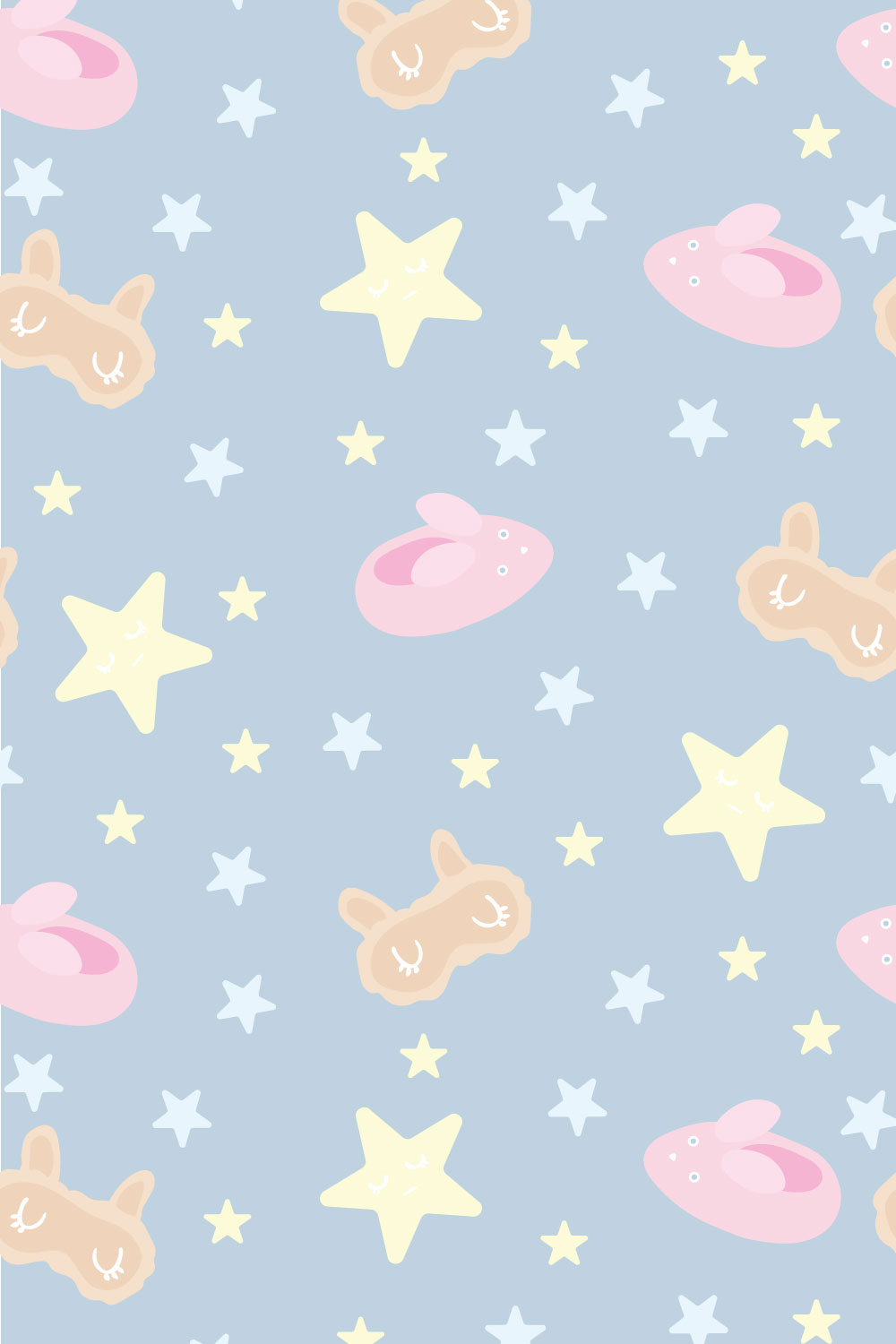 Pajamas Party Seamless Pattern pinterest preview image.