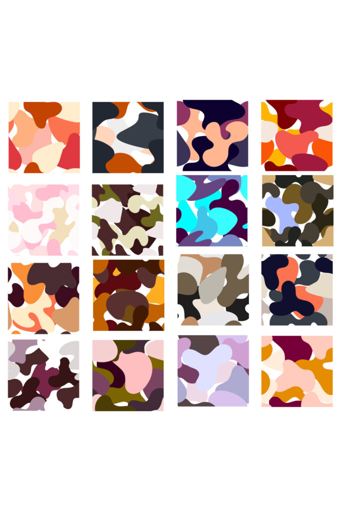 Modern Shape Patterns - MasterBundles