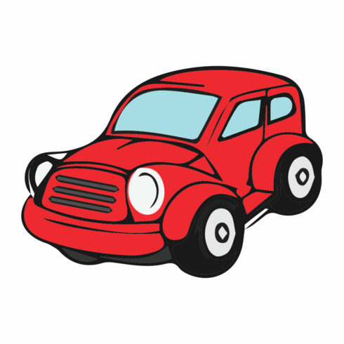 car illustration vector cover image.