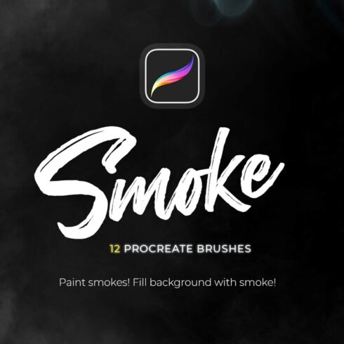 Smoke Procreate Brushes cover image.