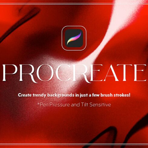 Procreate Brushes for Grain Backgrounds cover image.