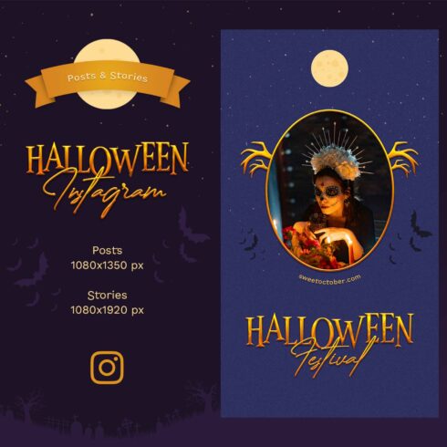 Halloween Instagram cover image.