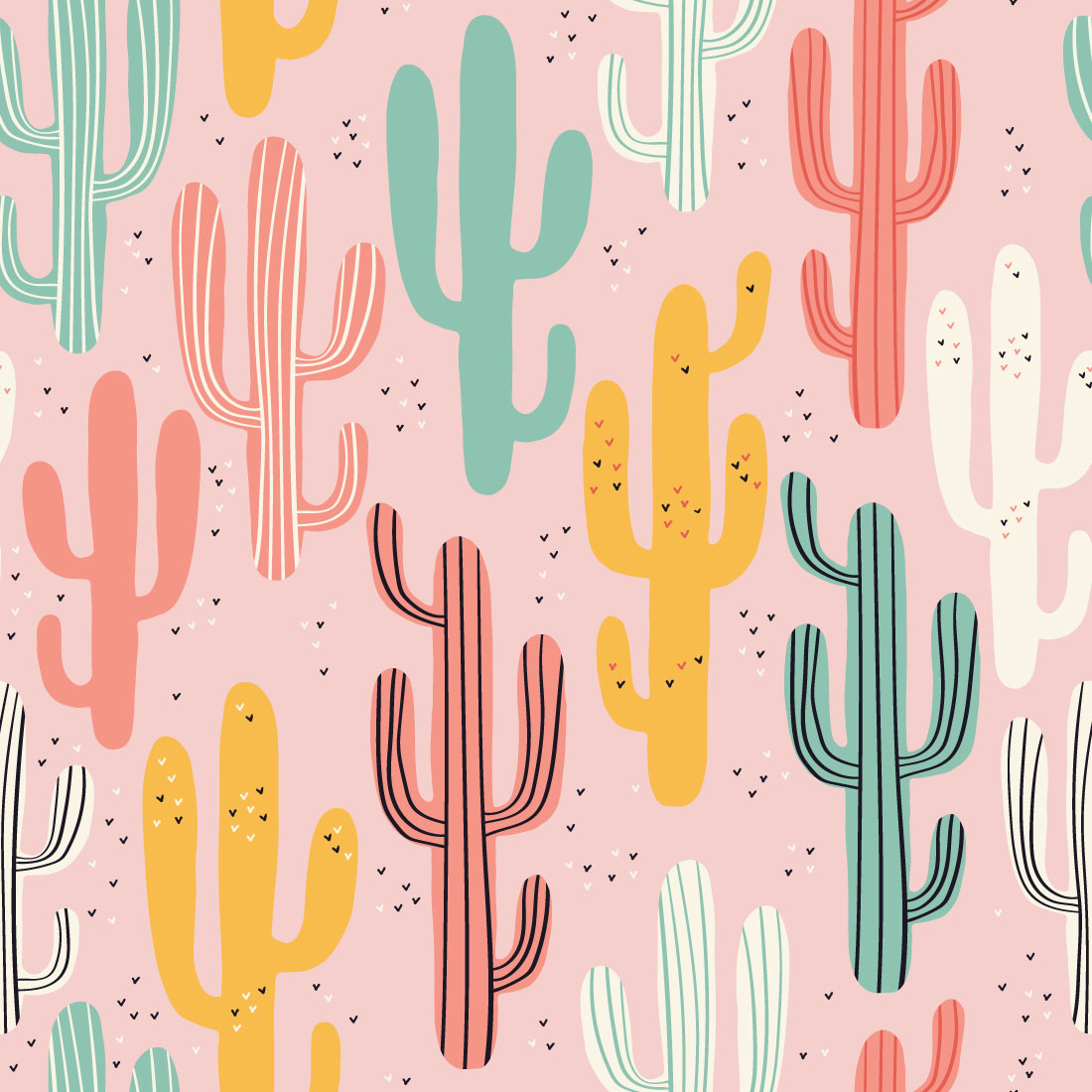 Long Cacti Pattern cover image.