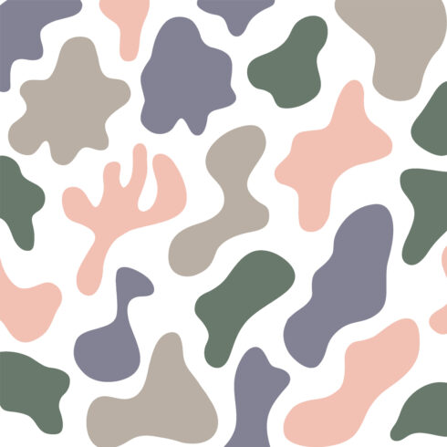 Camouflage cloud Seamless Pattern cover image.