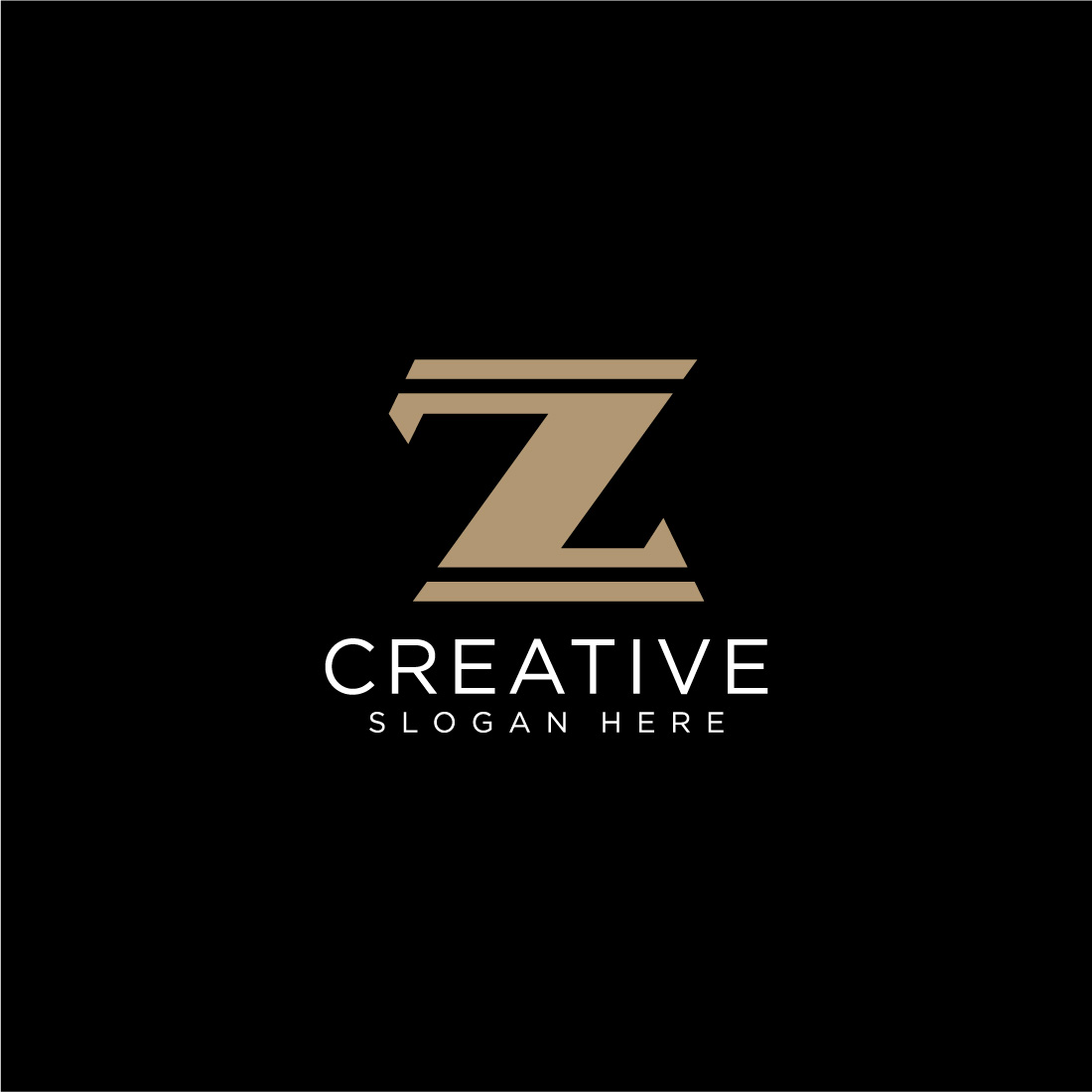 initial letter z logo vector design preview image.