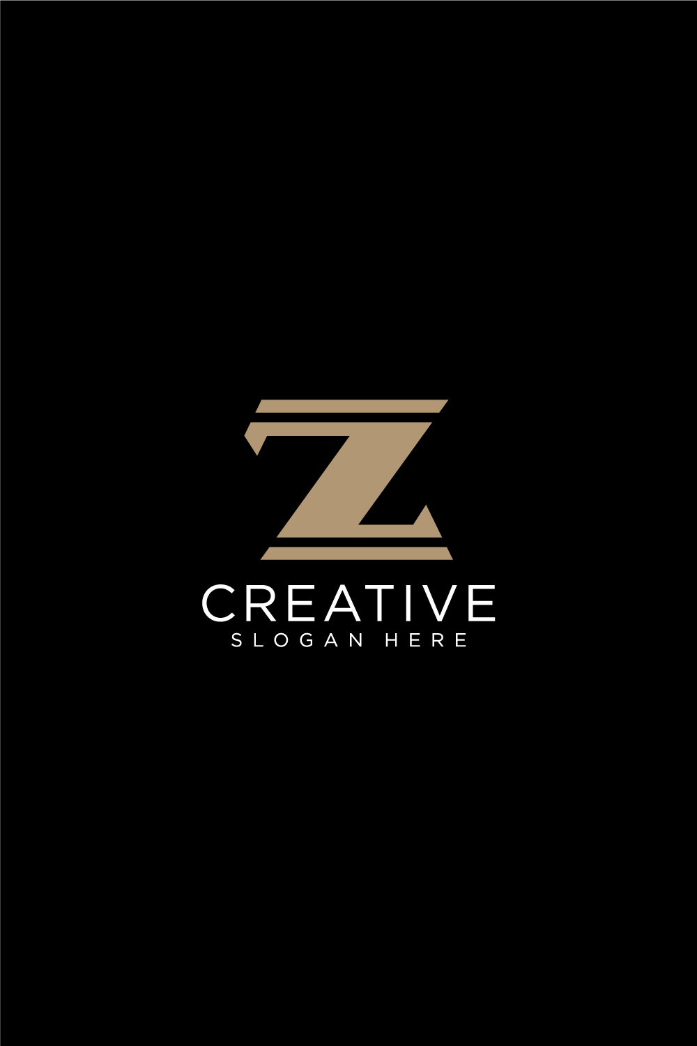 initial letter z logo vector design pinterest preview image.