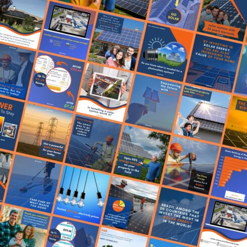 50 Solar Energy Canva Templates For Social Media - MasterBundles