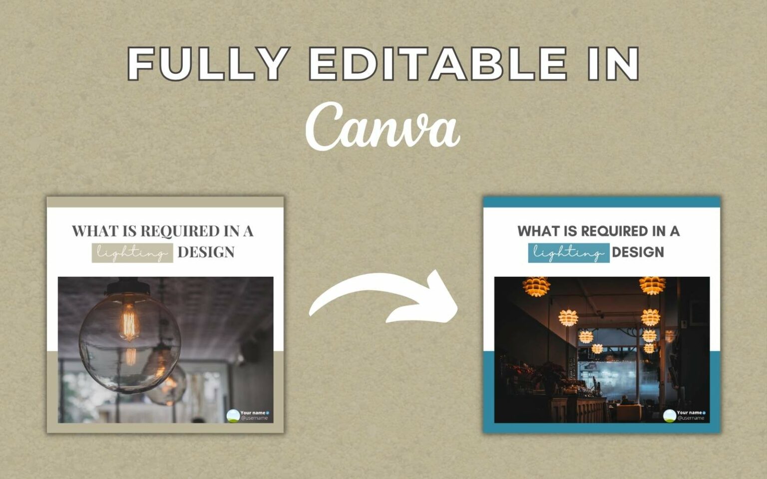 50 Premium Interior Design Canva Templates For Social Media - MasterBundles