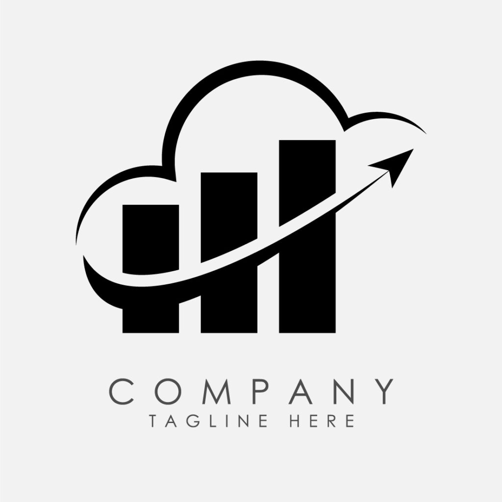 Business finance accounting logo sign symbol vector illustration ...