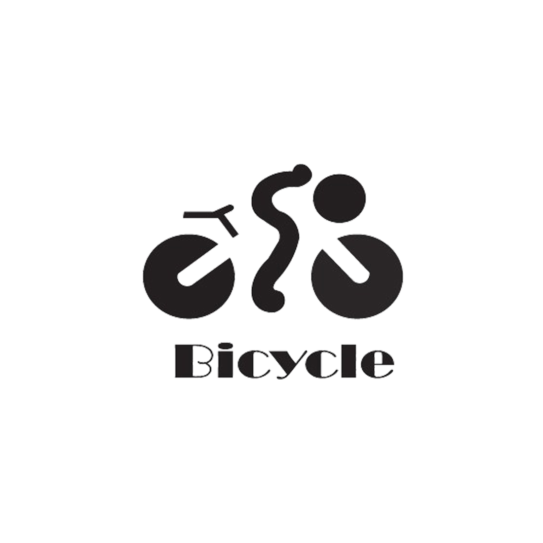 Bicycle - Logo Design Template preview image.
