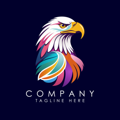 Eagle head logo vector illustration Mascot head of an Eagle cover image.