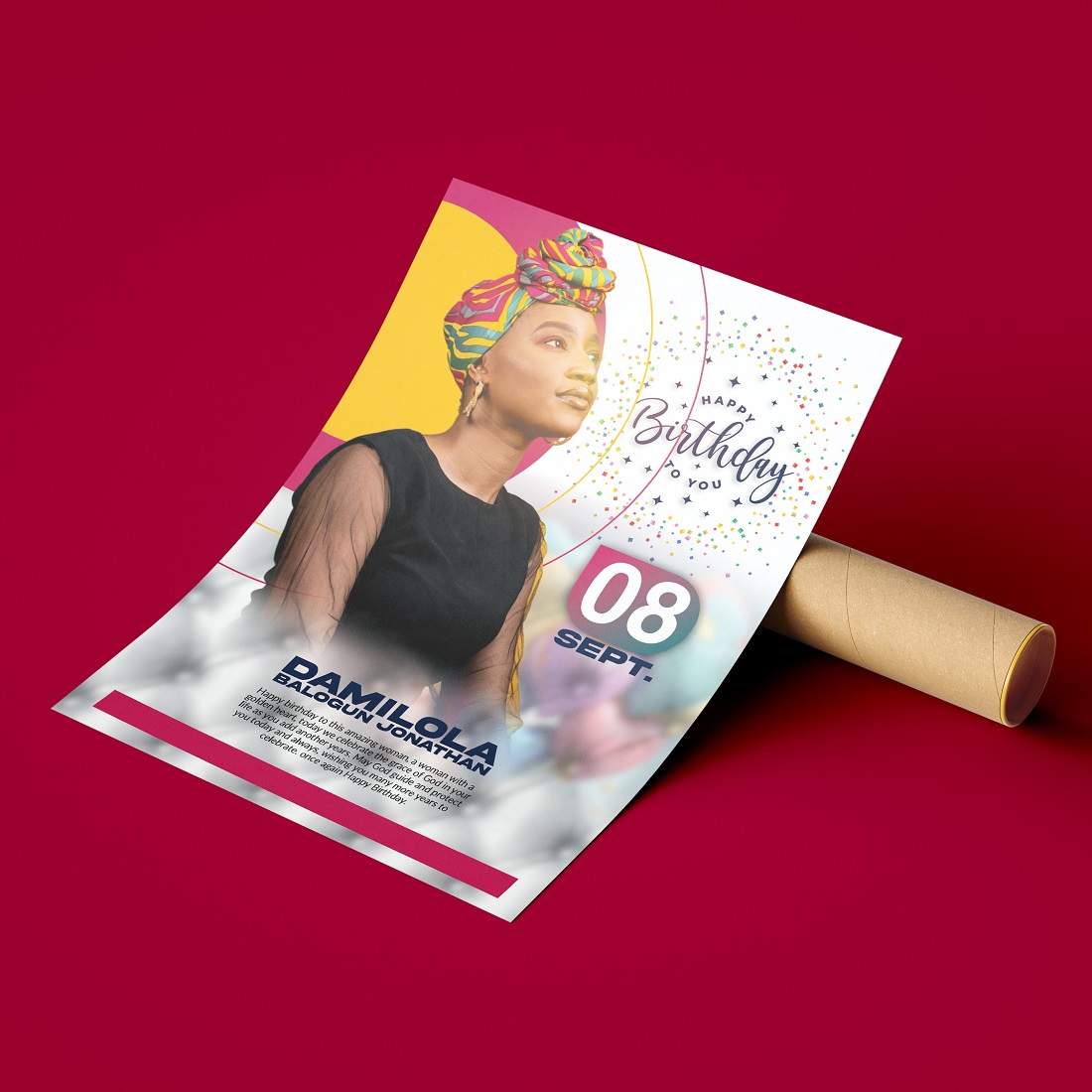 BIRTHDAY FLYER TEMPLATE DESIGN (FREE) preview image.