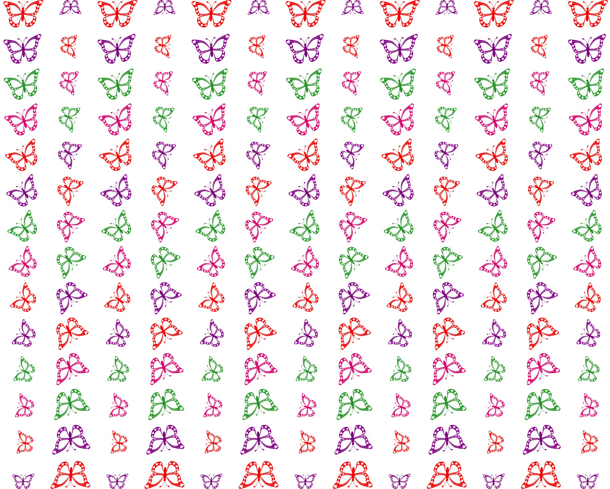 butterfly fabric pattern 6 874