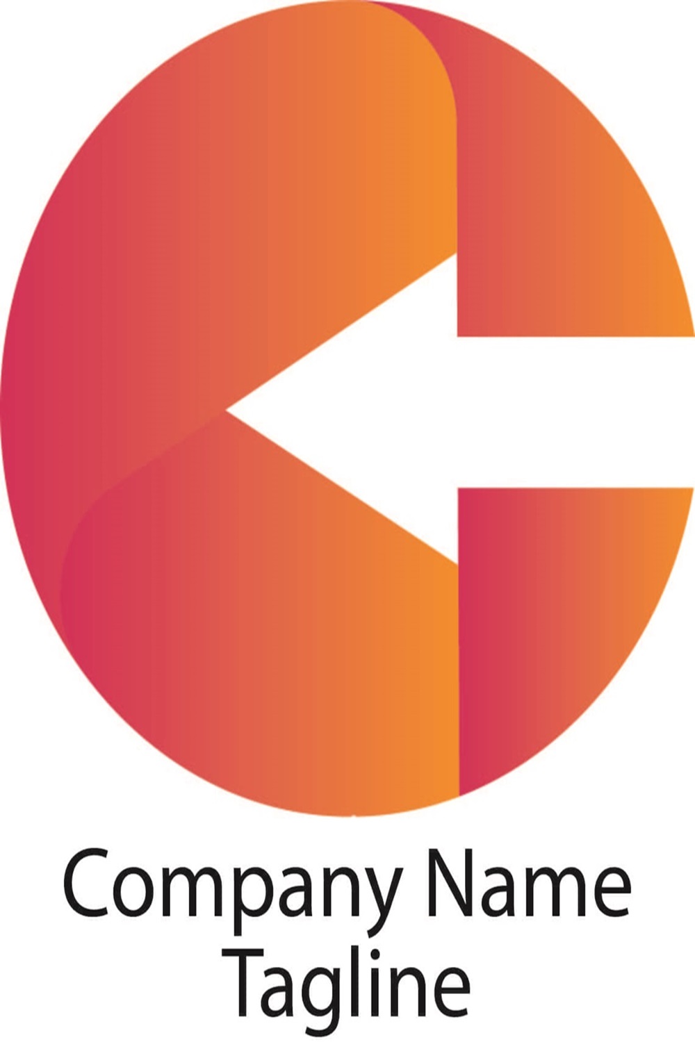 C-Letter Logo pinterest preview image.