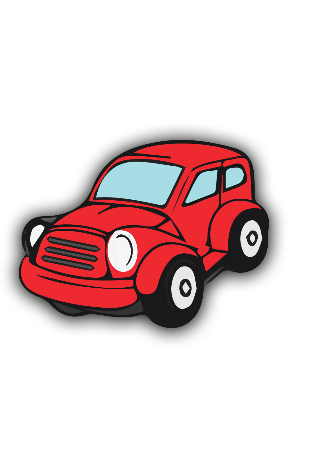 car illustration vector pinterest preview image.