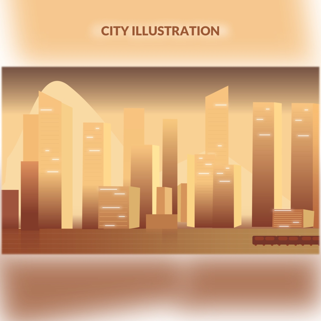 Creative CITY ILLUSTRATION DESIGN CITY Illustration CITY preview image.