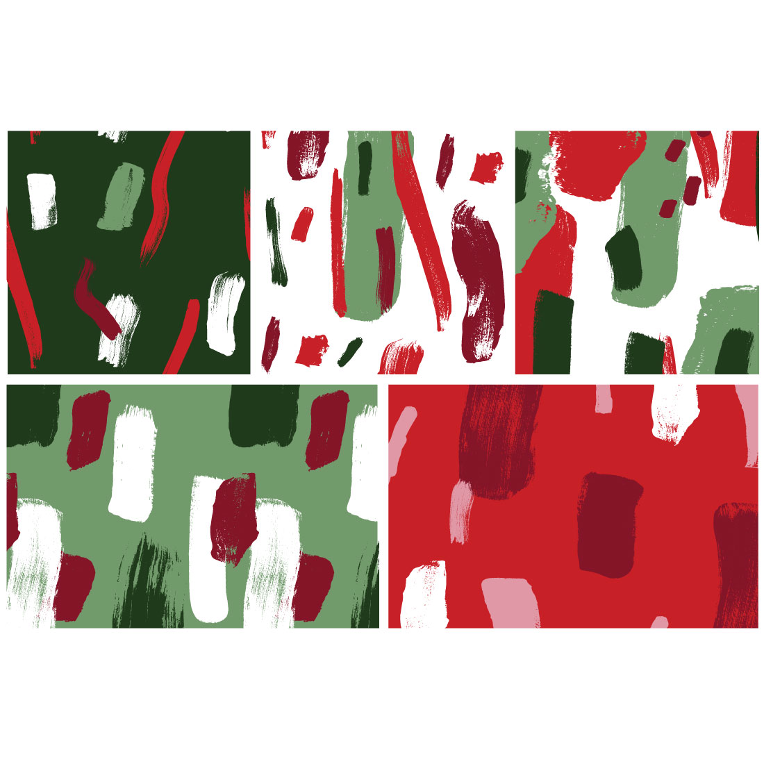 Color Splash Patterns Christmas Edition preview image.