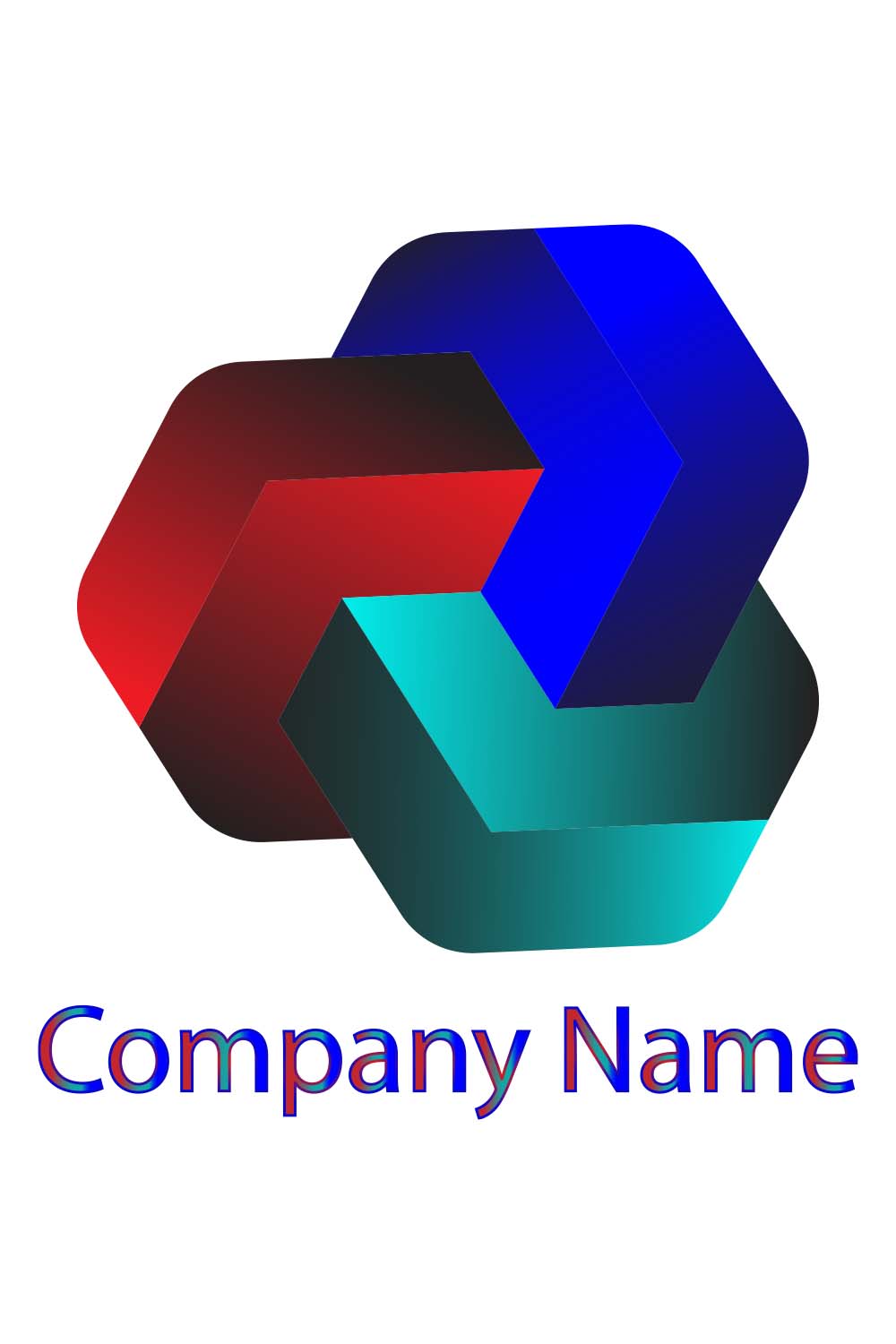 company logo design in illustrator pinterest preview image.