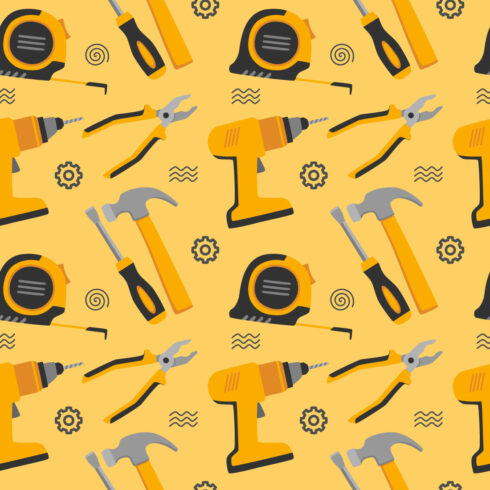 Construction Seamless Pattern cover image.