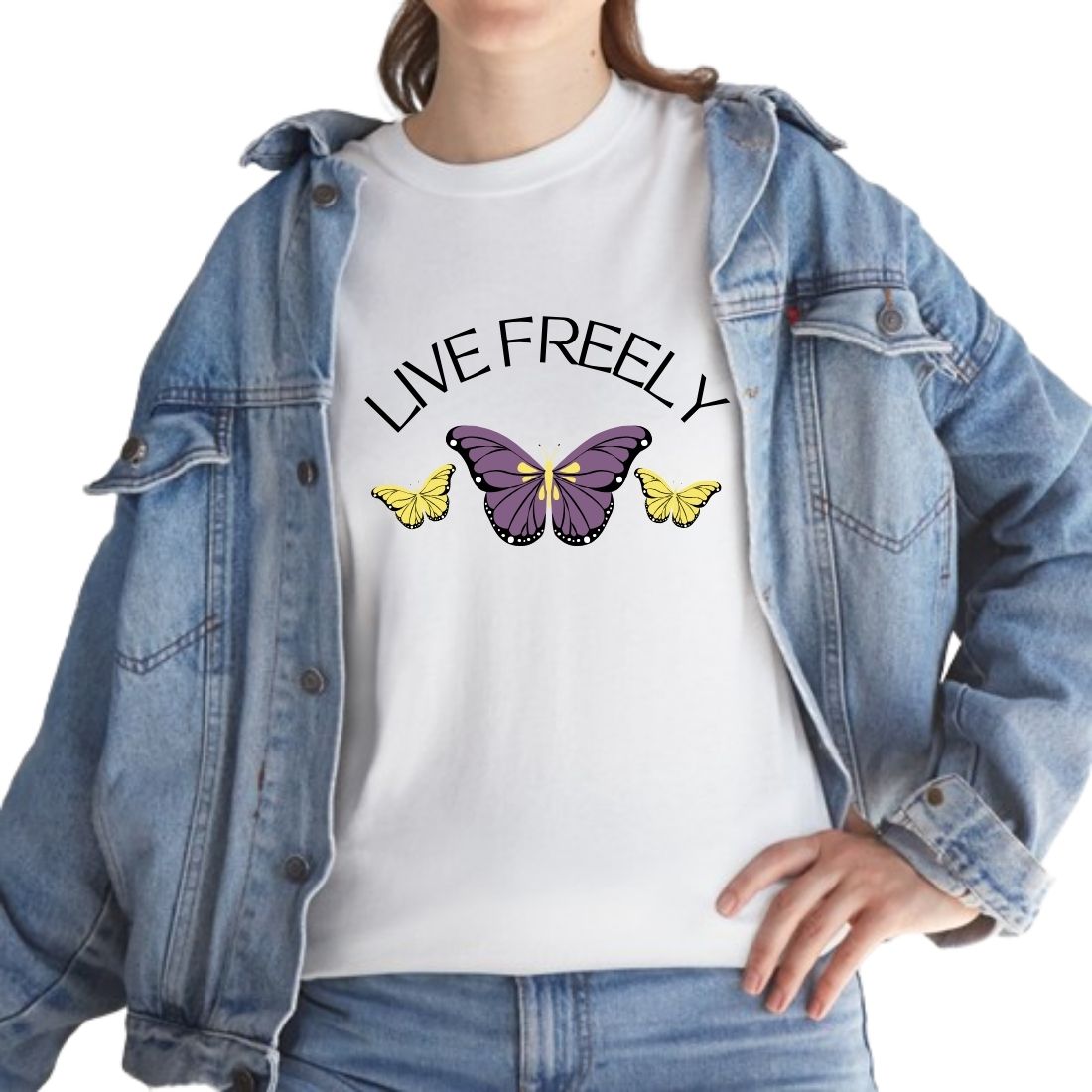 "Live Freely" beautiful design preview image.