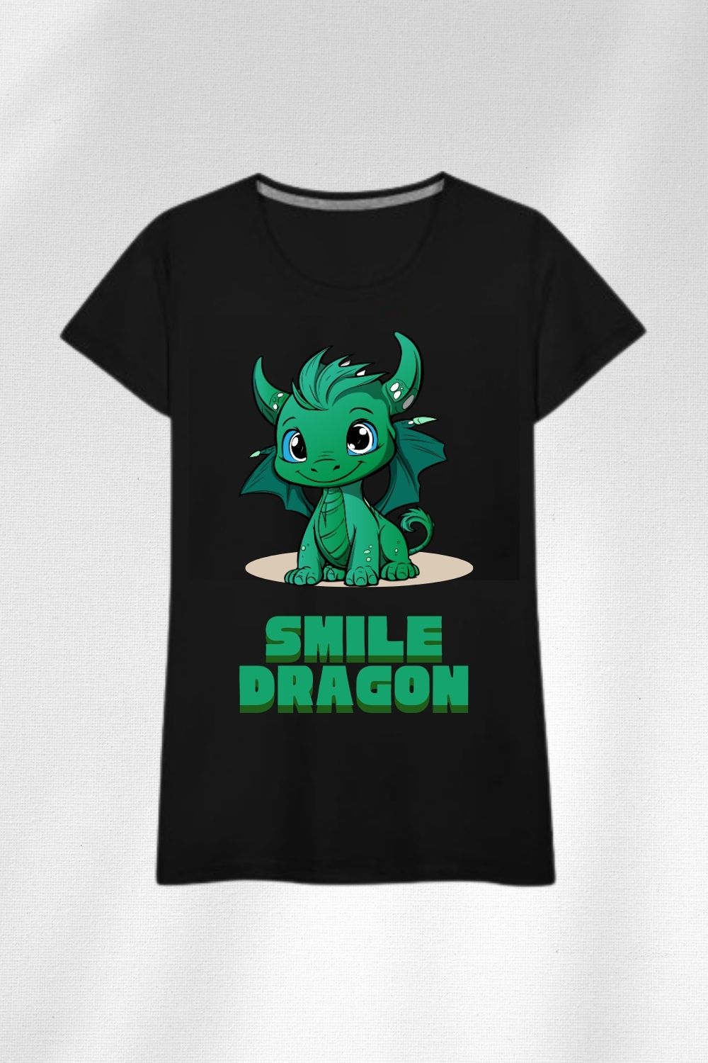 Cute Dragon design pinterest preview image.