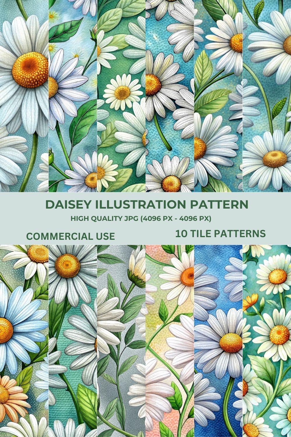 Daisey Paper Pattern Unleash Your Creativity pinterest preview image.