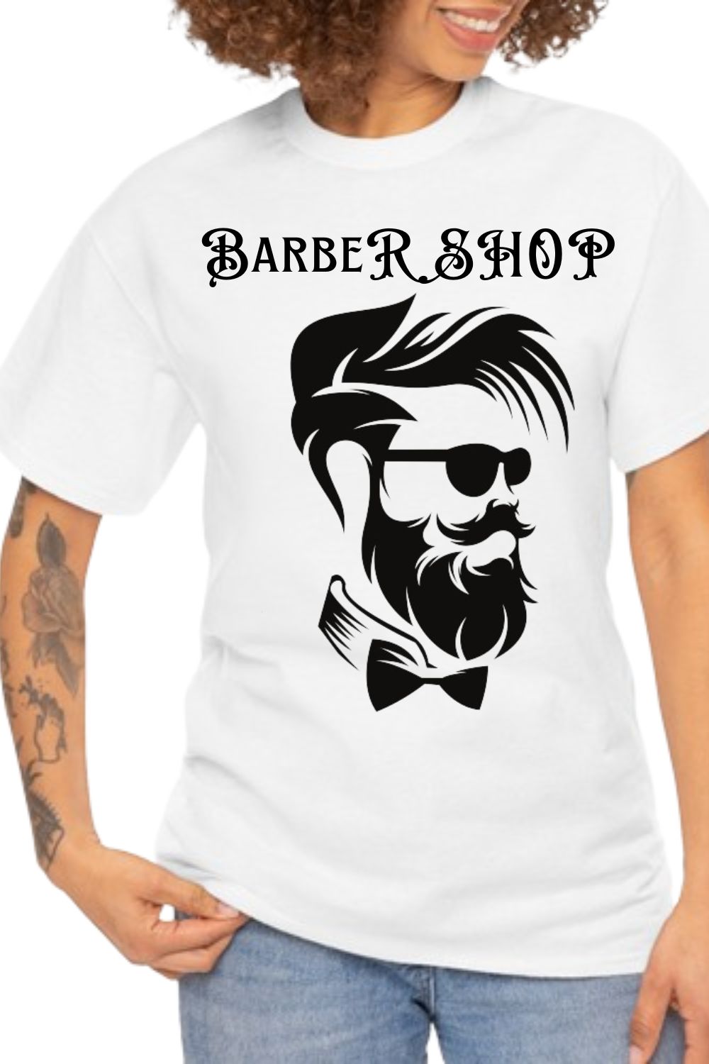Barber SHOP design pinterest preview image.