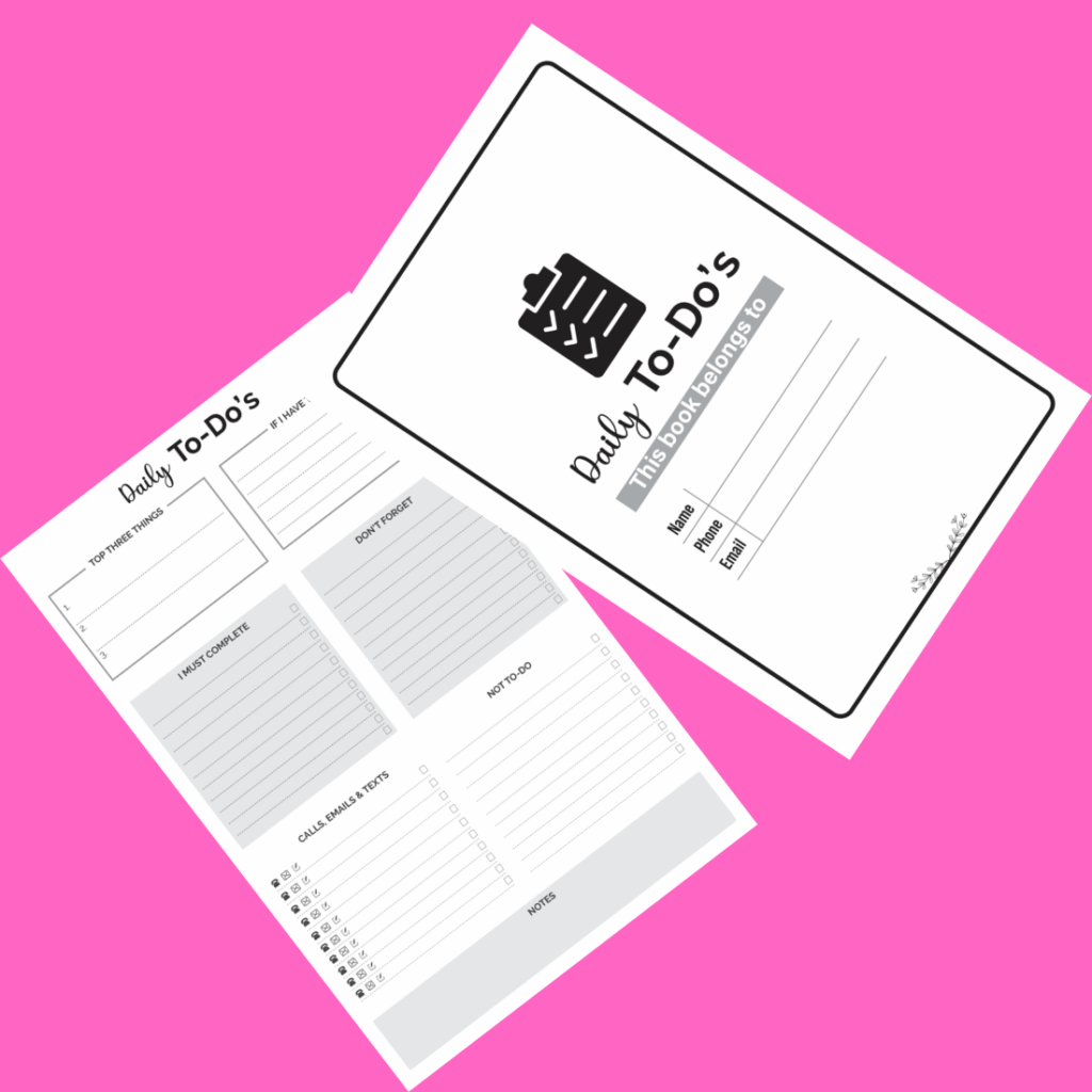 Kdp Interior Daily to Do List Planner - MasterBundles