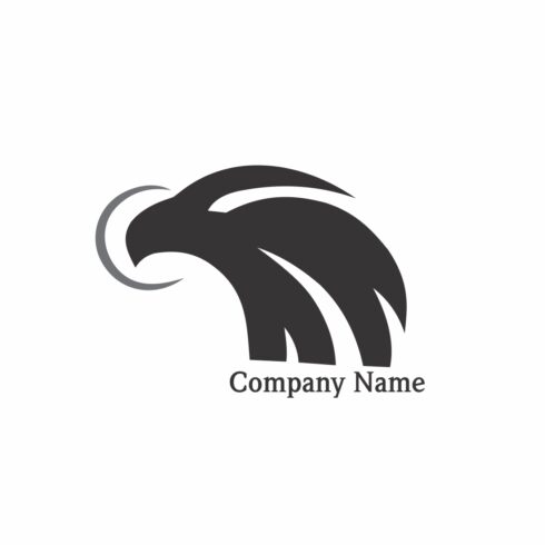 eagle logo template cover image.