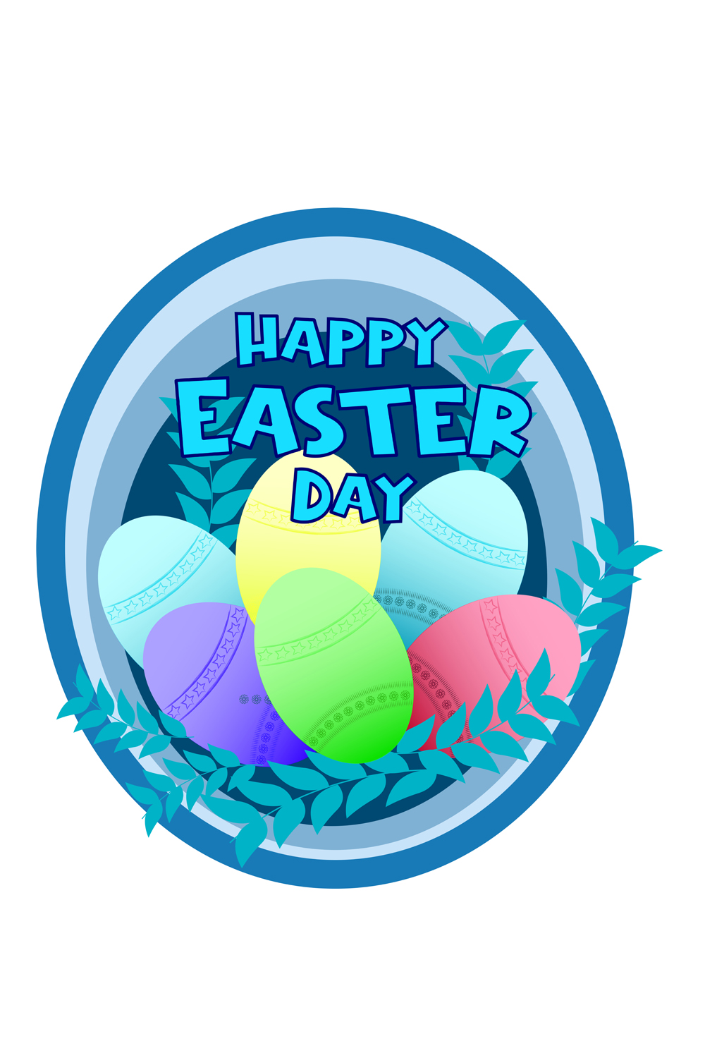 happy easter vector design pinterest preview image.