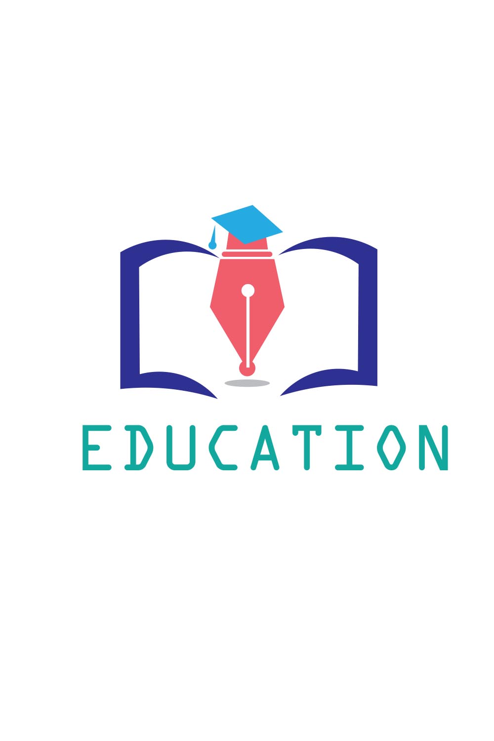 education or graduate logo pinterest preview image.