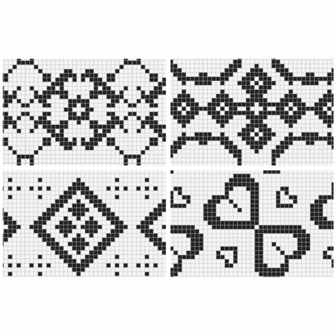 Embroidery Style Vector Patterns cover image.