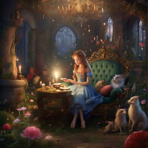 fairy kingdom, princess, castle cover image.
