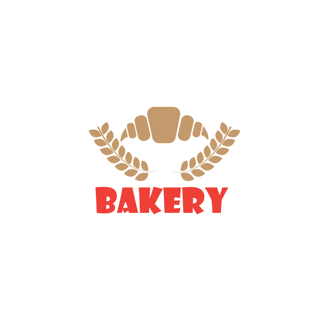 flat or minimalist bakery logo 110