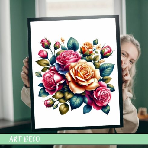 Flowers wall art cover image.