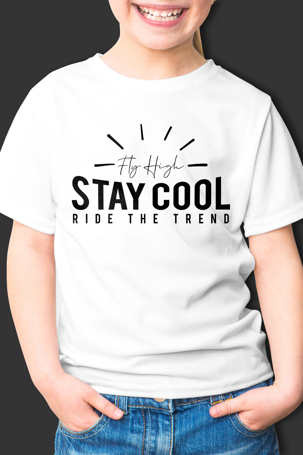 fly high stay cool ride the trend tshirt design pinterest preview image.