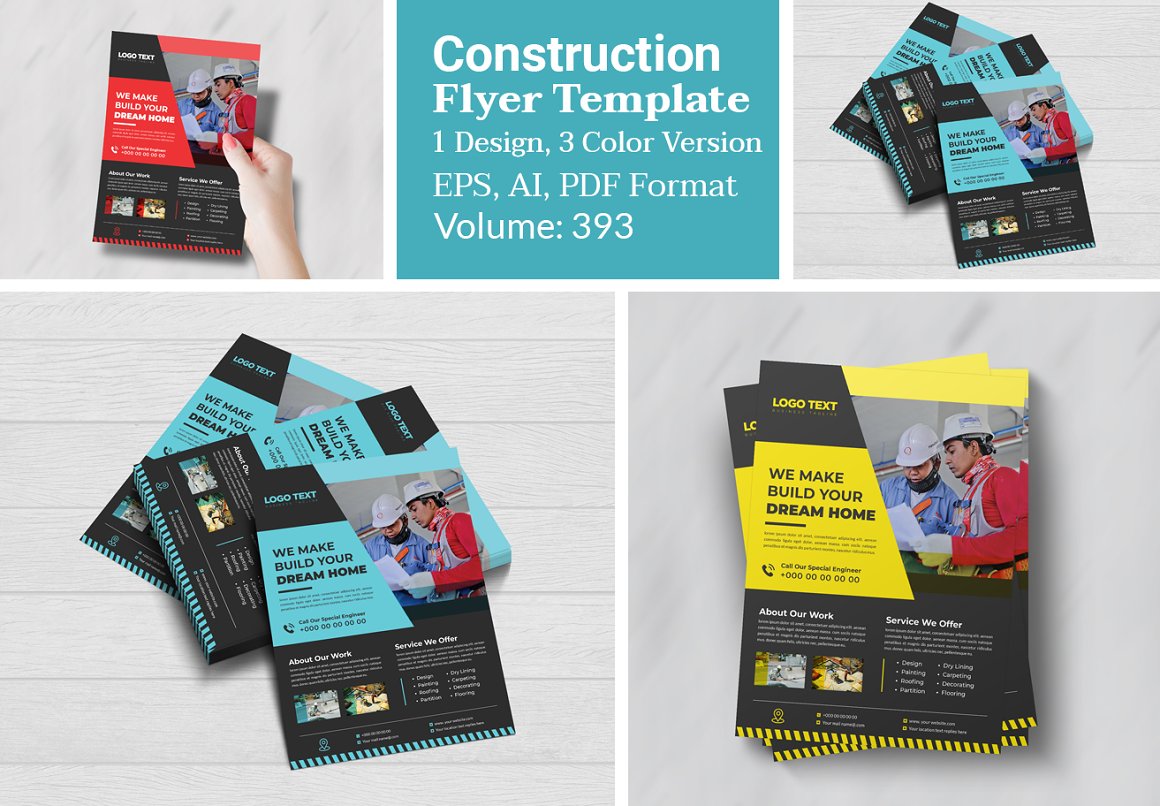 flyer templates cover 393 341