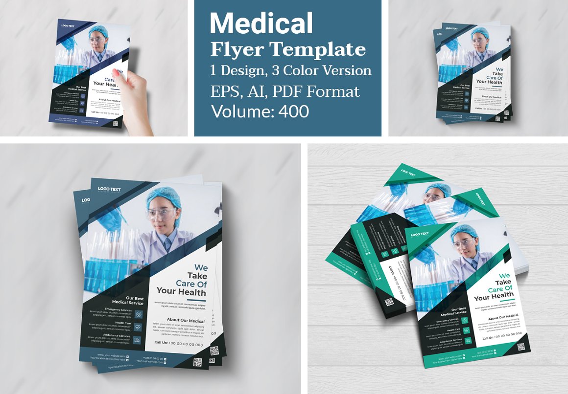 flyer templates cover 400 289